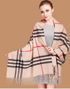 Processing and customization of gauze wool scarf shawl