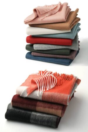 100% Pure Wool Australian plaid Wool Shawls and Scarves Available for Wholesale and Custom Orders