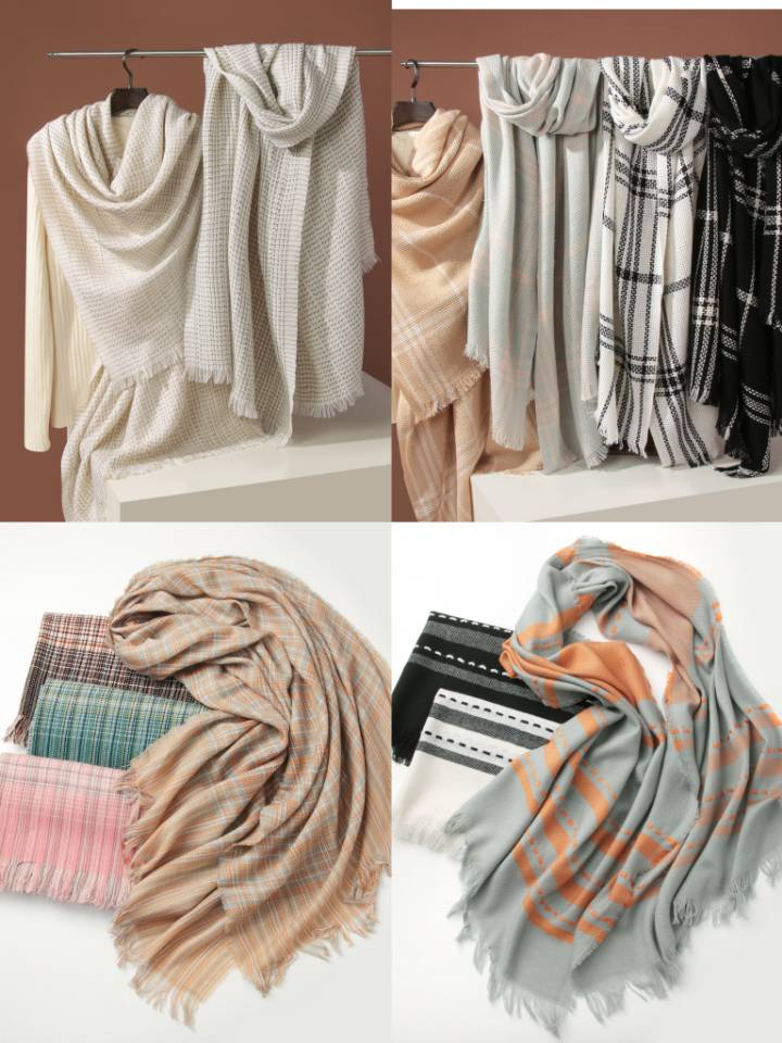 100% Pure Wool Australian Wool Shawls and Scarves Available for Wholesale and Custom Orders